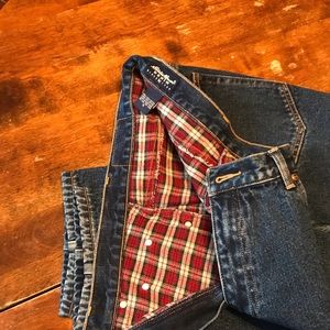 Vintage Women’s Eddie Bauer Flannel lined jeans